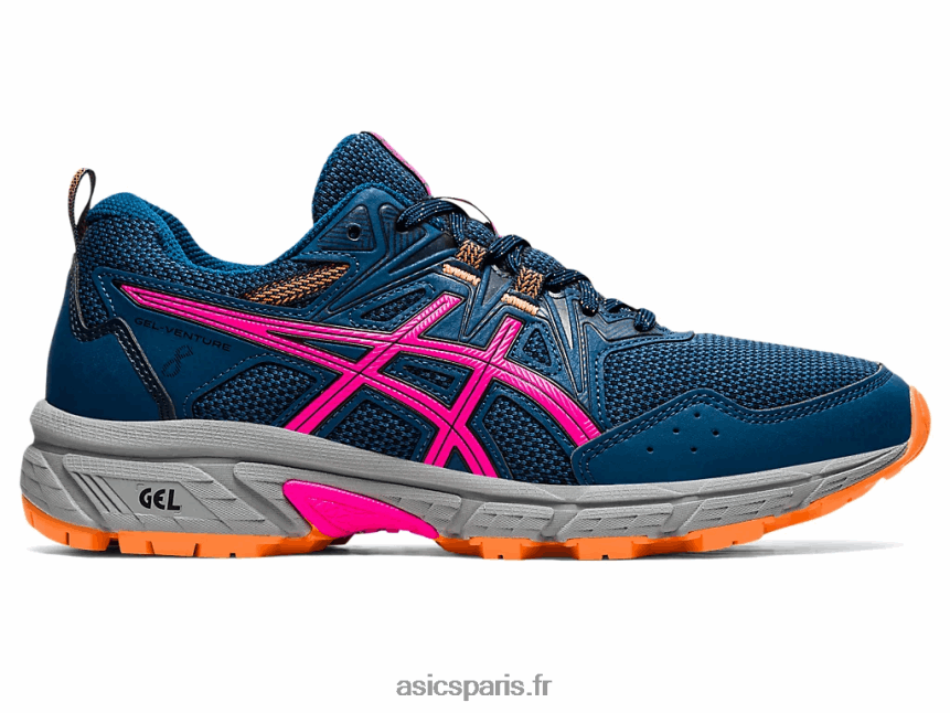 femmes Asics gel-venture 8 de large BXL8B23919 mako bleu/rose glo