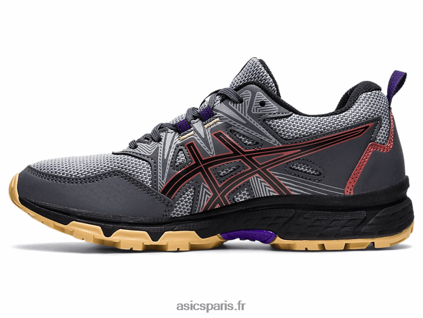 femmes Asics gel-venture 8 de large BXL8B23938 porteur gris/rouge brique