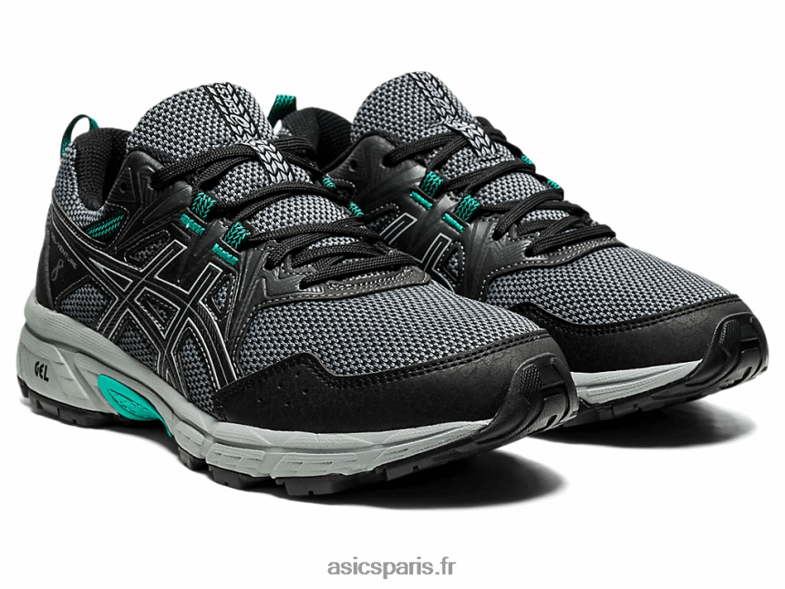 femmes Asics gel-venture 8 de large BXL8B23946 noir/plaque de roche