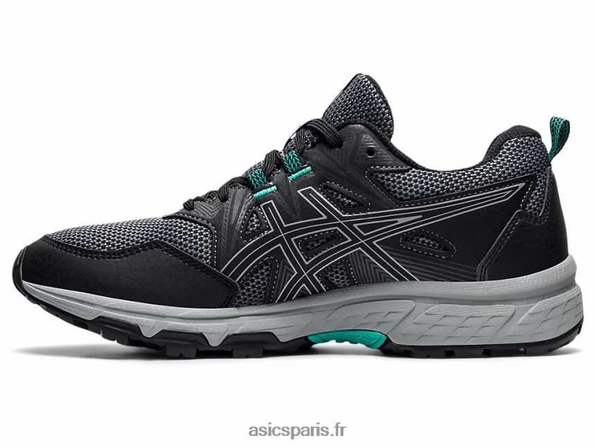 femmes Asics gel-venture 8 de large BXL8B23946 noir/plaque de roche