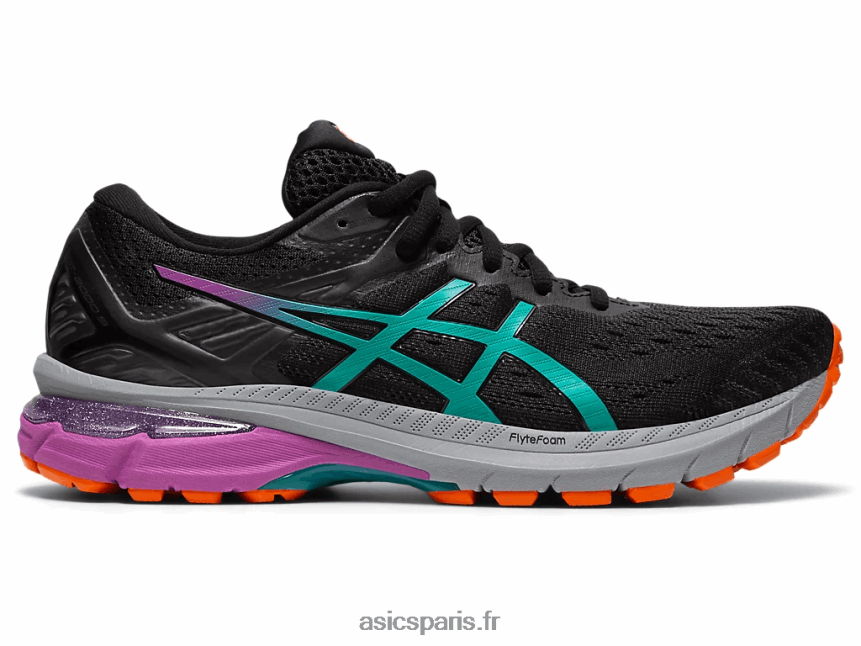femmes Asics piste gt-2000 9 BXL8B24019 bijou noir/baltique