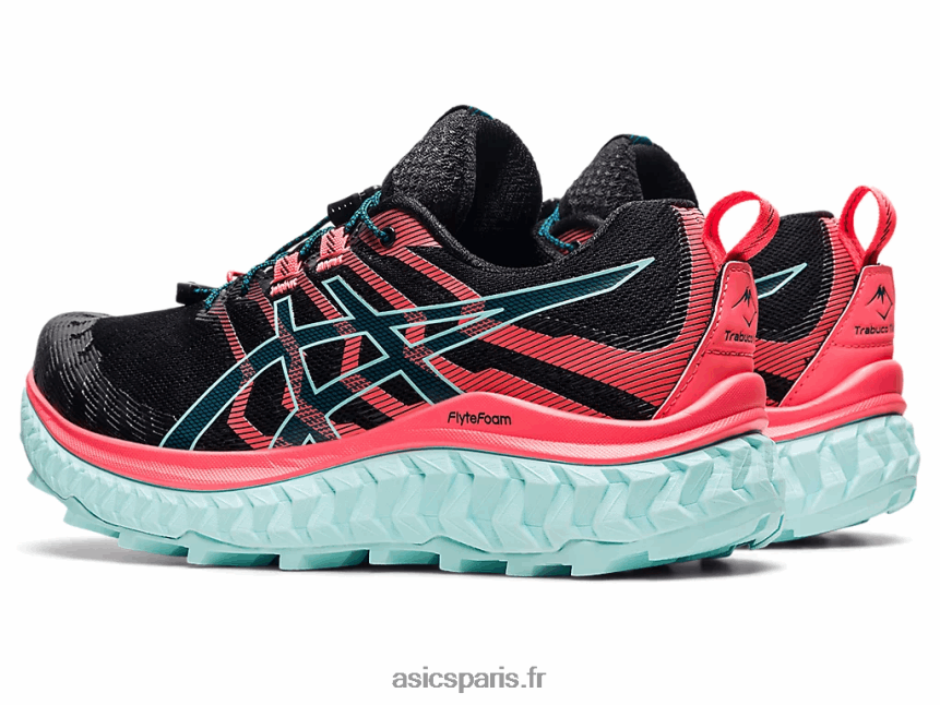 femmes Asics trabuco max BXL8B23877 noir/corail flamboyant