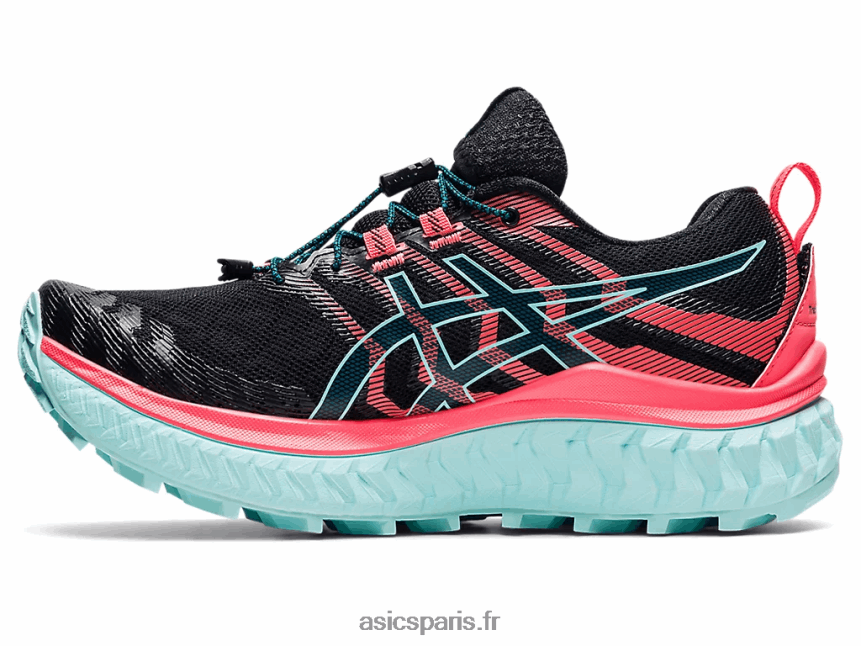 femmes Asics trabuco max BXL8B23877 noir/corail flamboyant