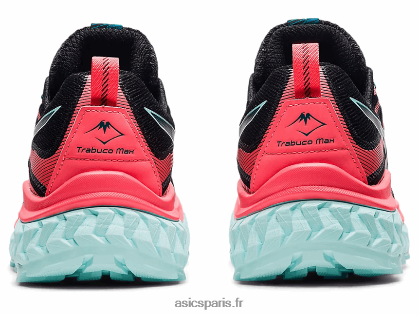 femmes Asics trabuco max BXL8B23877 noir/corail flamboyant