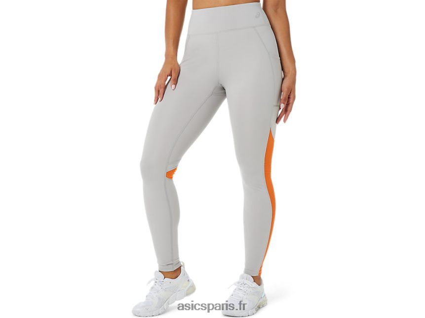 femmes Asics bloc de maille serré BXL8B23406 gris huître