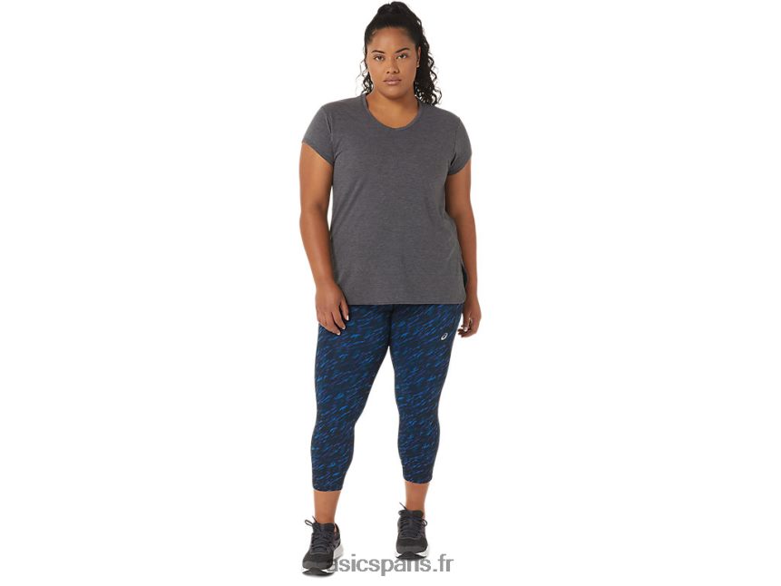 femmes Asics capri de performance BXL8B23524 imprimé night shade/lake drive