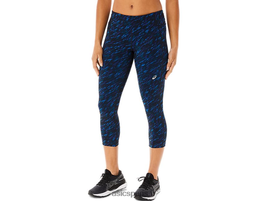 femmes Asics capri de performance BXL8B23524 imprimé night shade/lake drive