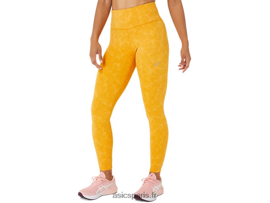 femmes Asics collant jacquard runkoyo BXL8B22770 tigre jaune