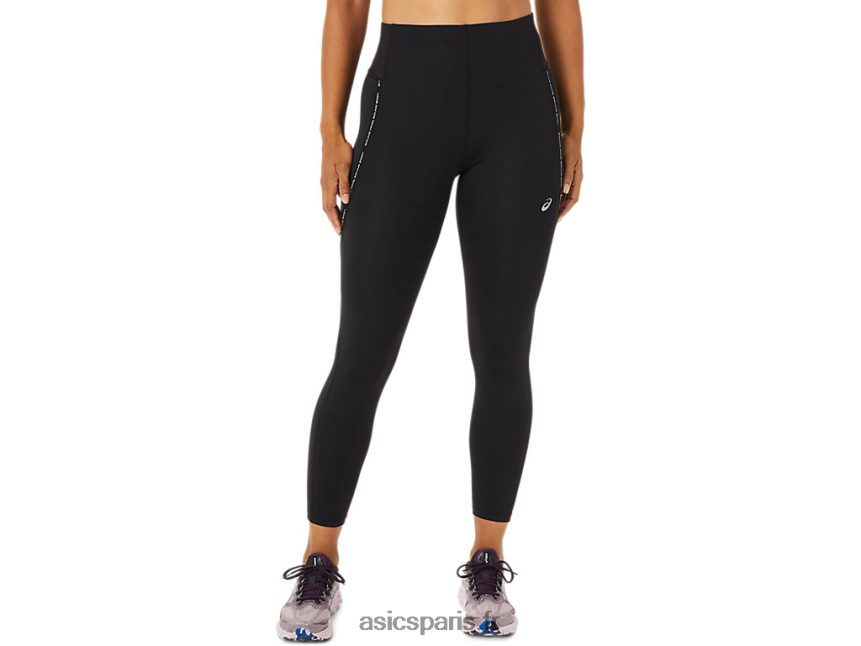 femmes Asics course taille haute serré BXL8B23332 performance noir