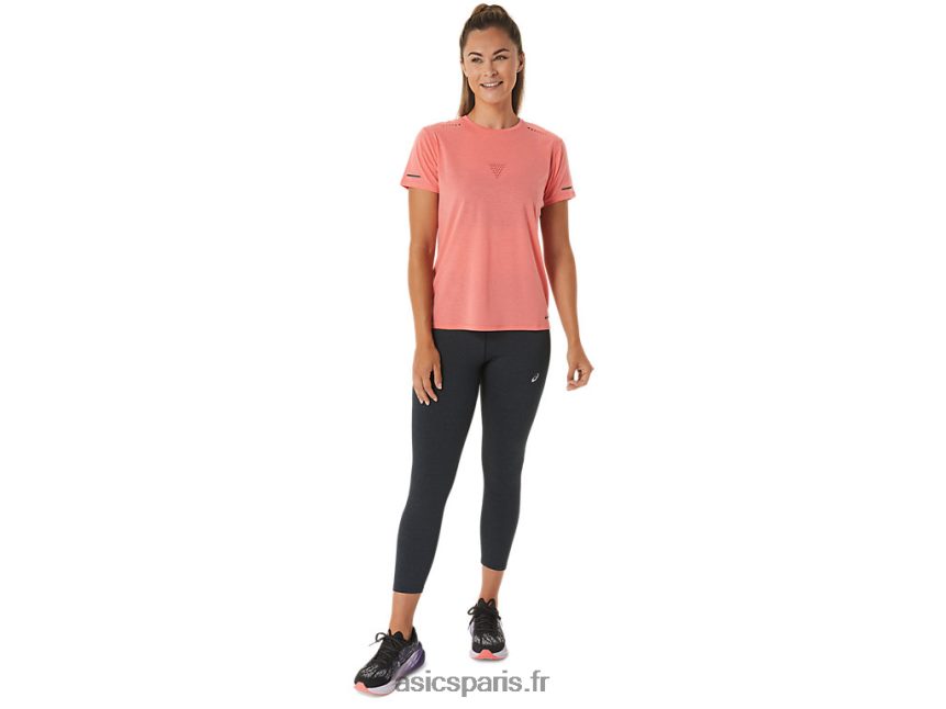 femmes Asics distance d\'alimentation 7/8 étanche BXL8B22497 performance noir chiné