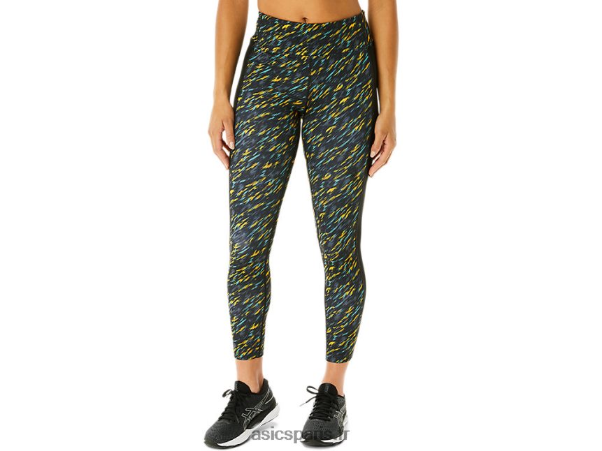 femmes Asics kate 7/8 serré BXL8B23408 ombre de nuit/imprimé sauge