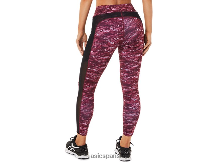 femmes Asics kate 7/8 serré BXL8B23658 mars profond/brume multi