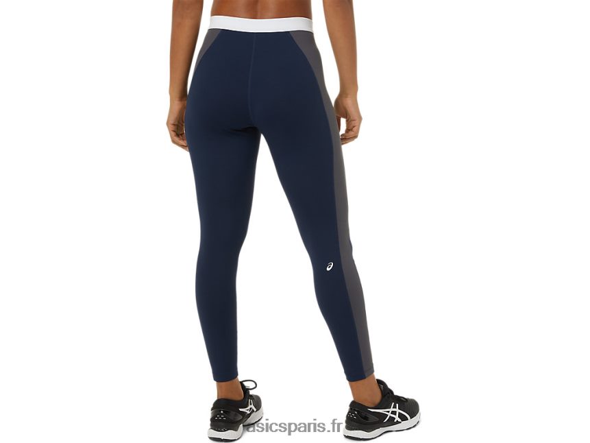 femmes Asics le nouveau collant fort réutilisé BXL8B23823 caban/gris piémont/blanc