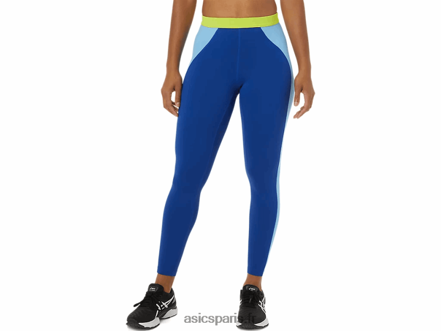 femmes Asics le nouveau collant fort réutilisé BXL8B23825 bleu/ciel arctique/gecko vert