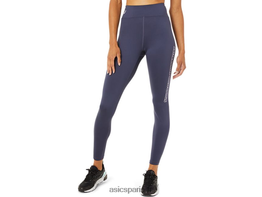 femmes Asics logo graphique serré BXL8B23392 brouillard indigo