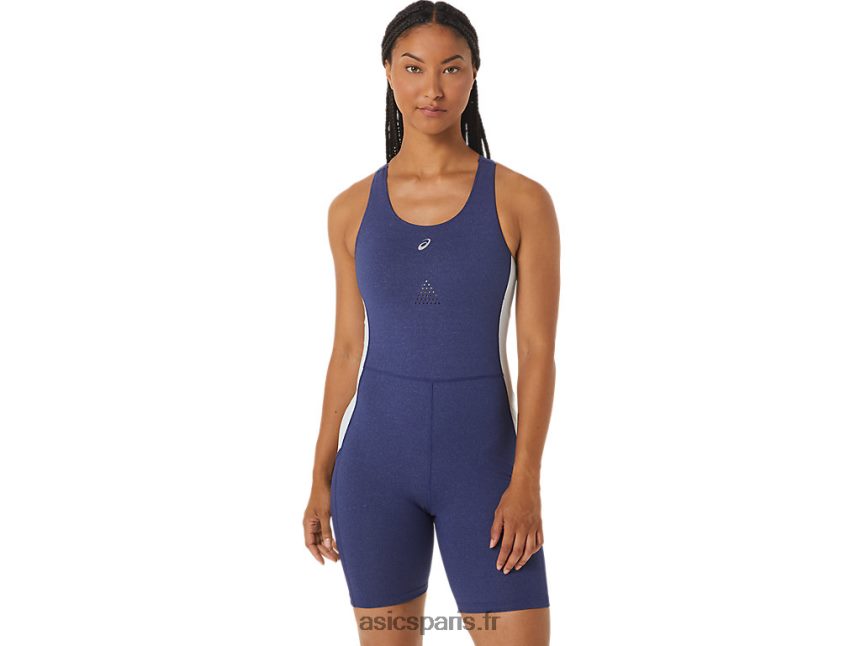 femmes Asics maillot de bain nagino run BXL8B22246 bleu indigo chiné/ciel