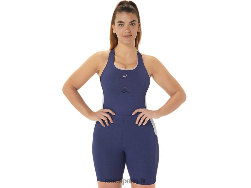 femmes Asics maillot de bain nagino run BXL8B22246 bleu indigo chiné/ciel