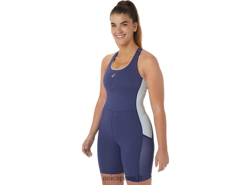 femmes Asics maillot de bain nagino run BXL8B22246 bleu indigo chiné/ciel
