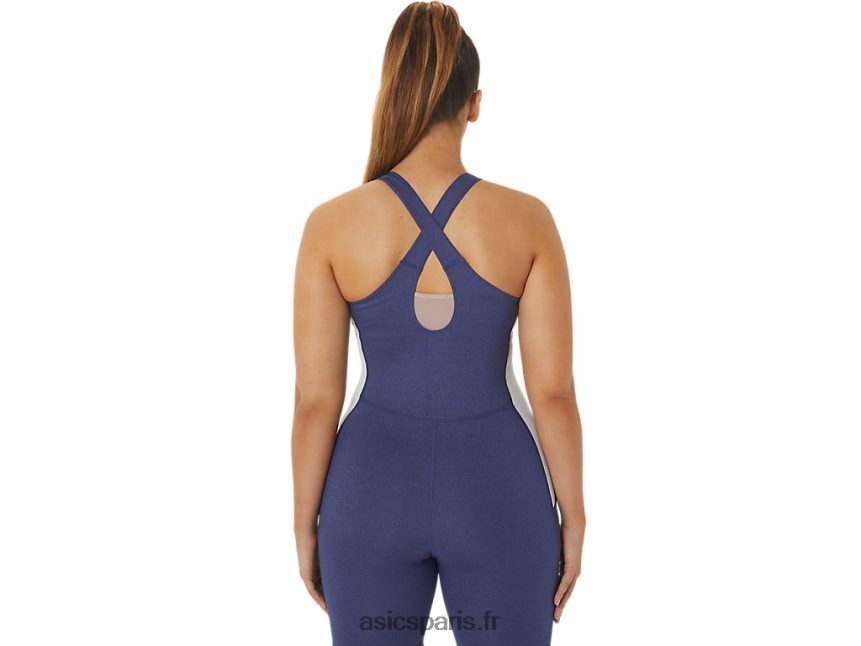 femmes Asics maillot de bain nagino run BXL8B22246 bleu indigo chiné/ciel