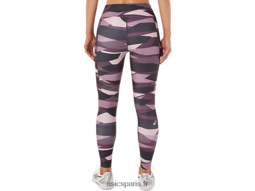 femmes Asics nouveau collant imprimé strong 92 BXL8B23340 imprimé à peine rose