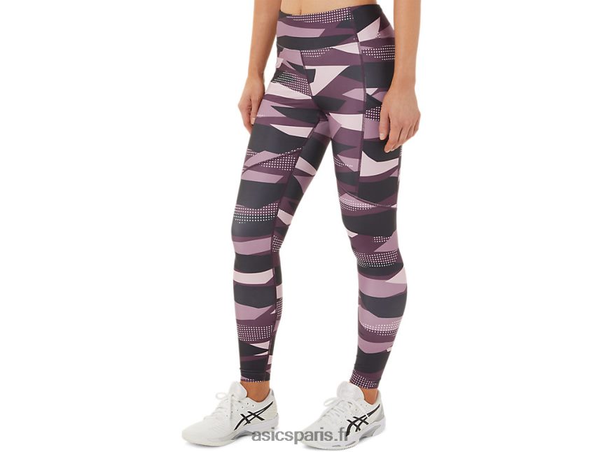 femmes Asics nouveau collant imprimé strong 92 BXL8B23340 imprimé à peine rose