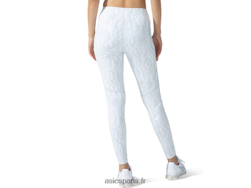femmes Asics nouveau collant imprimé strong 92 BXL8B23794 impression blanche brillante