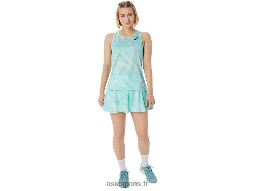 femmes Asics débardeur graphique assorti BXL8B23065 glace fraîche