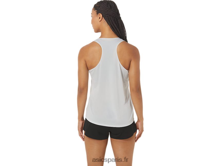 femmes Asics débardeur léger cj-line BXL8B22339 gris glacier/rouge électrique