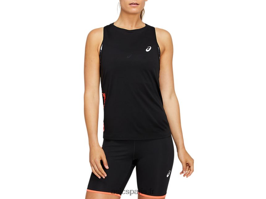 femmes Asics futur char de tokyo BXL8B24130 performance noir/rouge lever du soleil