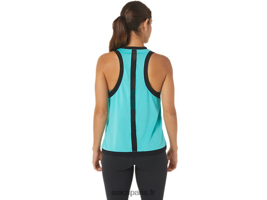 femmes Asics kate débardeur en maille BXL8B22725 verre de mer