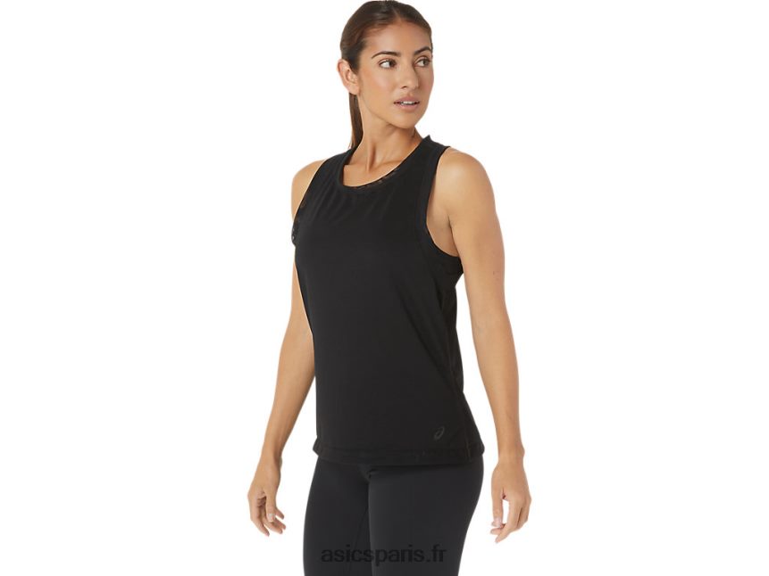 femmes Asics kate débardeur en maille BXL8B22811 performance noir