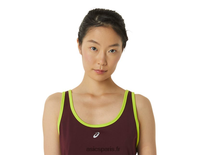 femmes Asics le nouveau réservoir solide réutilisé BXL8B23367 marron/gris acier