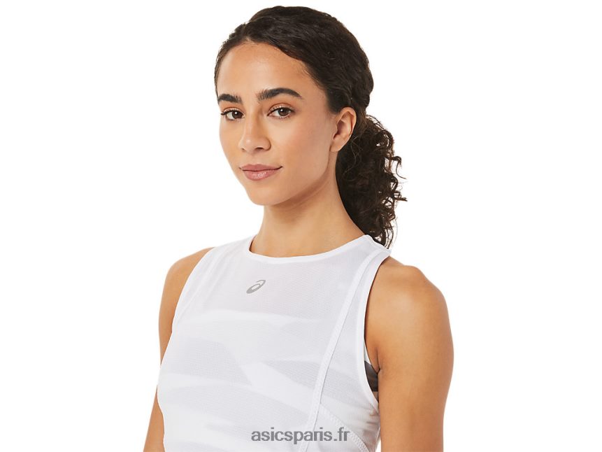 femmes Asics nouveau réservoir fort 92 BXL8B23279 blanc brillant