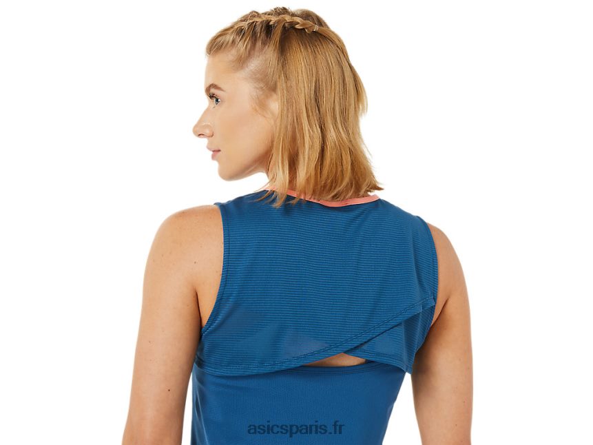 femmes Asics réservoir d\'allumettes BXL8B23495 vert oasis/indigo clair