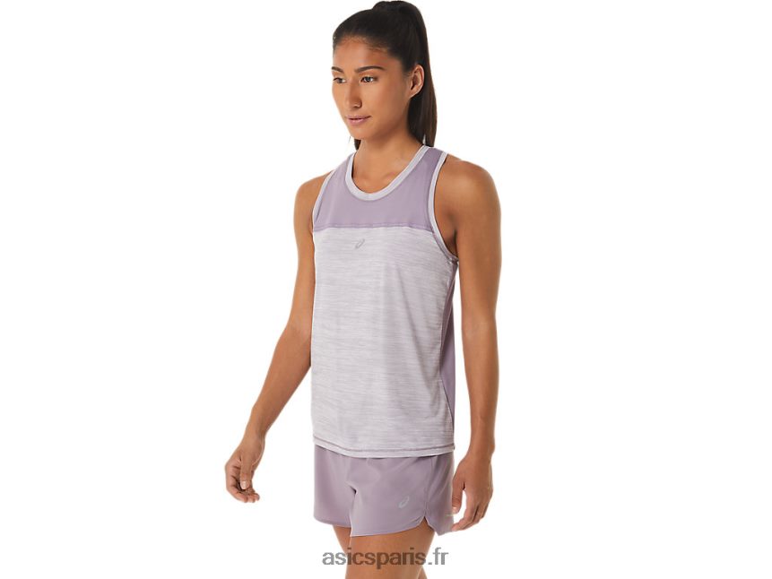 femmes Asics réservoir de course BXL8B22559 quartz violet/dune d\'été