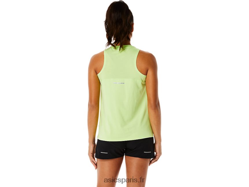 femmes Asics réservoir de course pr lyte BXL8B23500 vert citron