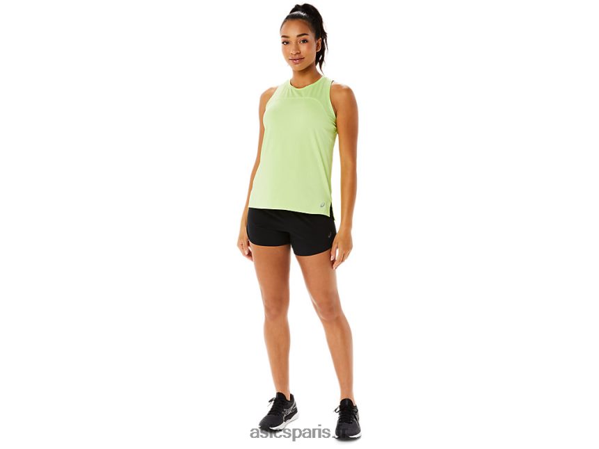 femmes Asics réservoir de course pr lyte BXL8B23500 vert citron