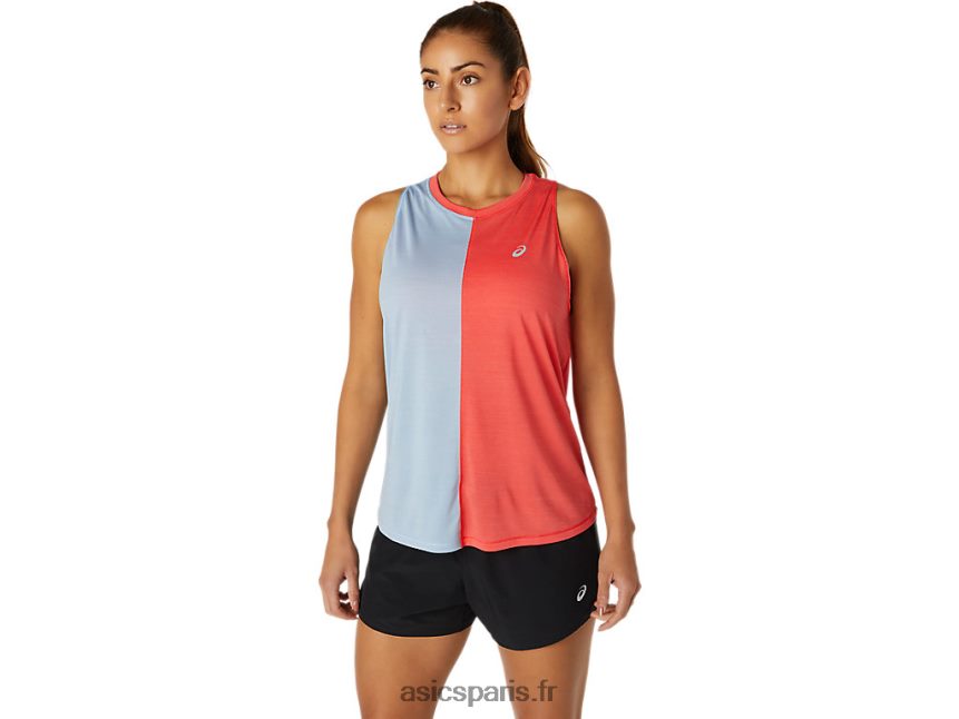 femmes Asics réservoir de tokyo BXL8B23760 pamplemousse rose/brouillard