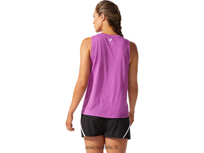 femmes Asics réservoir graphique de base BXL8B24059 raisin numérique