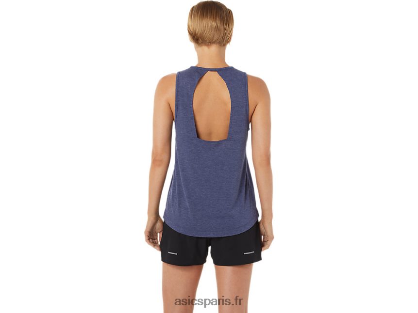 femmes Asics réservoir musculaire BXL8B23786 bruyère caban/glace fraîche