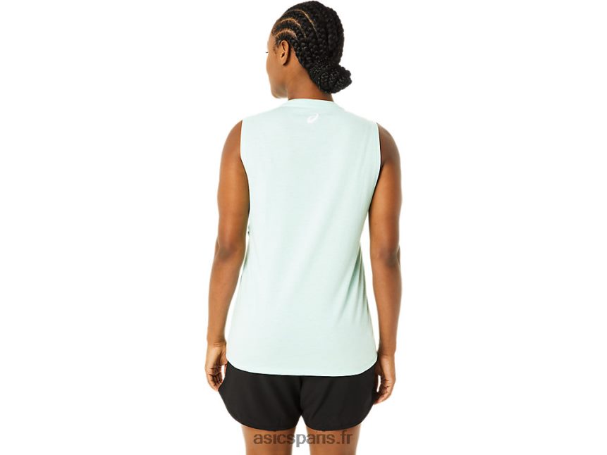 femmes Asics réservoir musculaire de montagne BXL8B23713 bruyère de glace fraîche