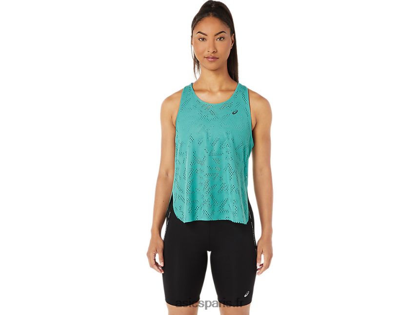 femmes Asics ventiler le réservoir actibreeze BXL8B23256 sage