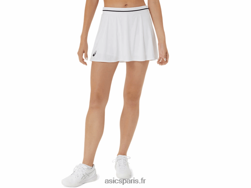 femmes Asics jupe de match BXL8B22508 blanc brillant