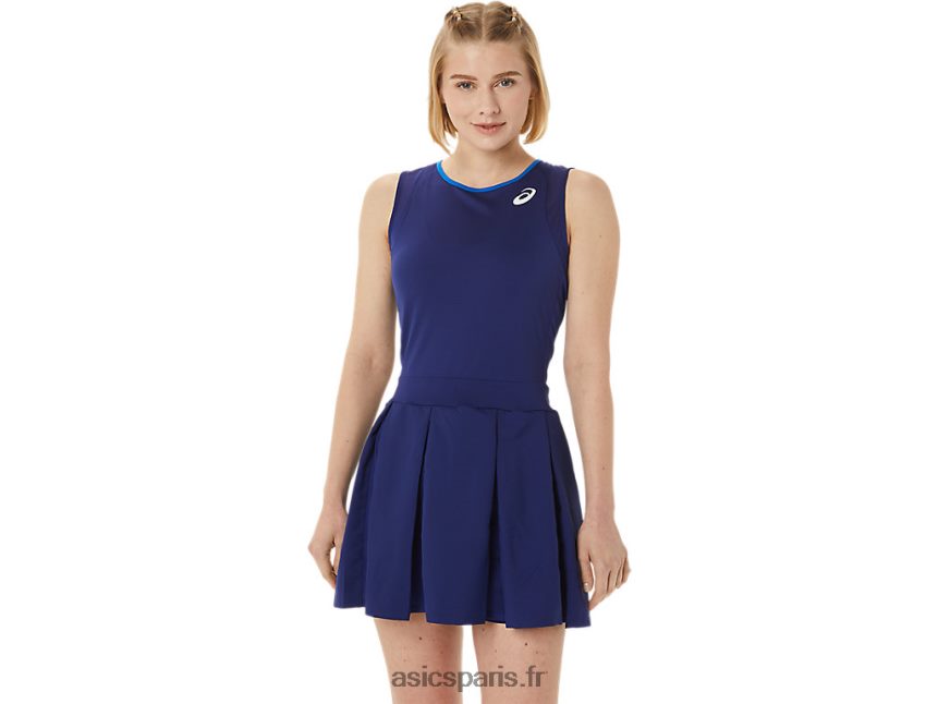 femmes Asics match robe BXL8B23042 bleu de plongée
