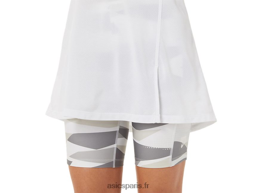 femmes Asics nouvelle robe forte 92 BXL8B23283 blanc brillant