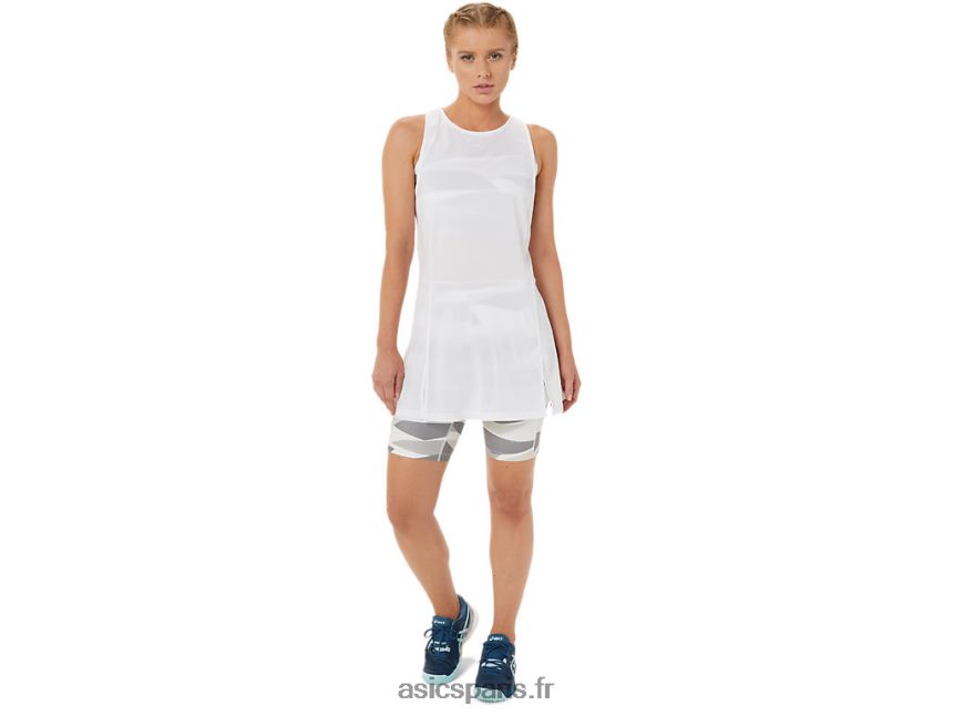 femmes Asics nouvelle robe forte 92 BXL8B23283 blanc brillant