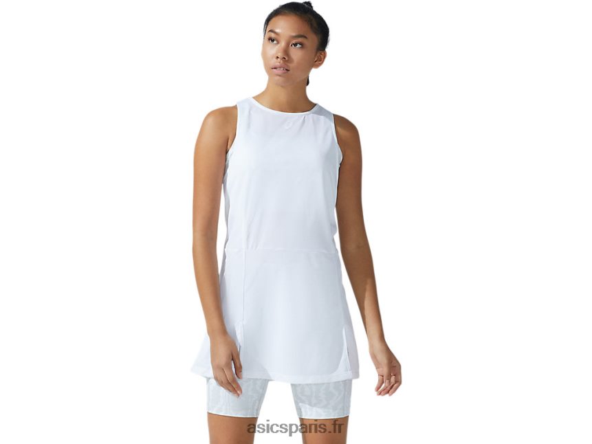 femmes Asics nouvelle robe forte 92 BXL8B23821 imprimé blanc/gris glacier