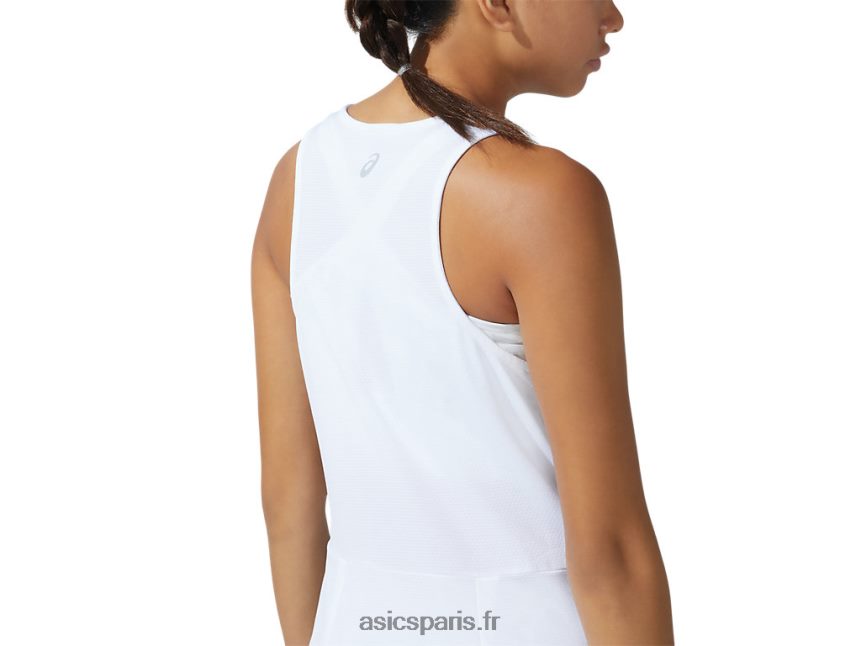 femmes Asics nouvelle robe forte 92 BXL8B23821 imprimé blanc/gris glacier