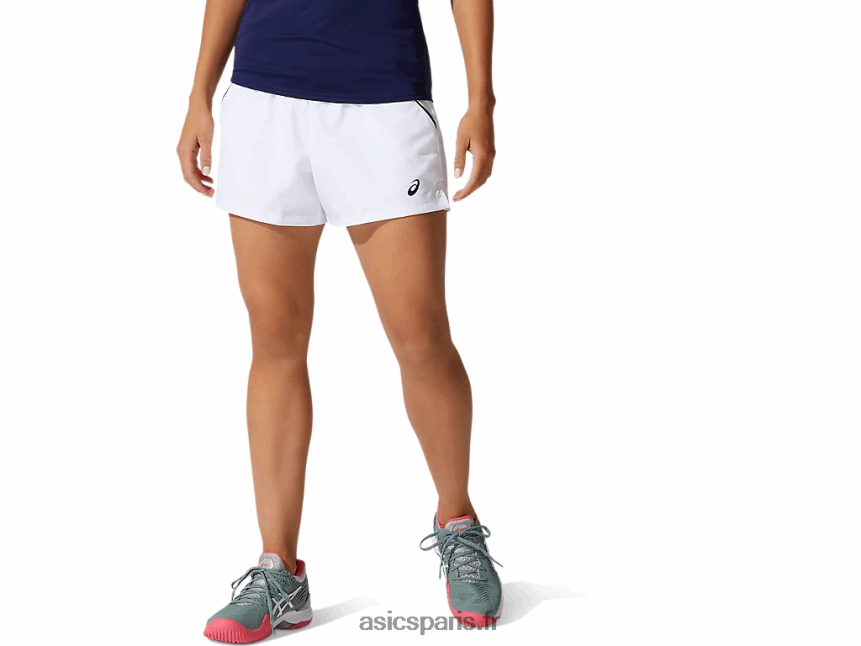 femmes Asics Court court BXL8B23795 blanc brillant