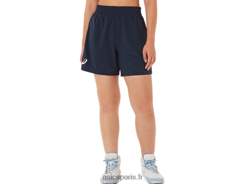 femmes Asics Short de lutte 2 pièces BXL8B23802 équipe marine